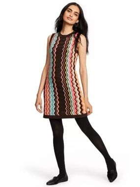 Missoni for Target Zigzag Knit Mini Dress Multicolor Size M